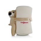 Fleecedecke mit Teddybär