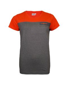 T-Shirt orange/grau Casual Damen
